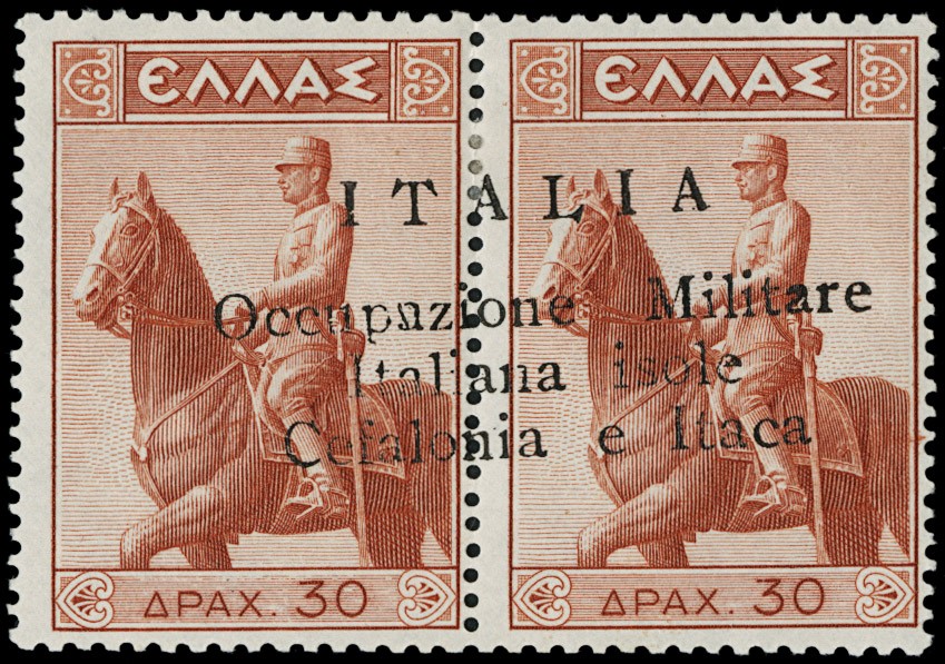 1841 - Cefalonia e Itaca, emissione di Argostoli,  (1941)  - Asta 12a Asta Pubblica  [..]