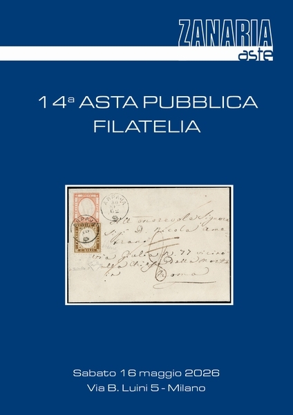 14a Asta Pubblica Filatelia - 16 maggio 2026 / Asta 14