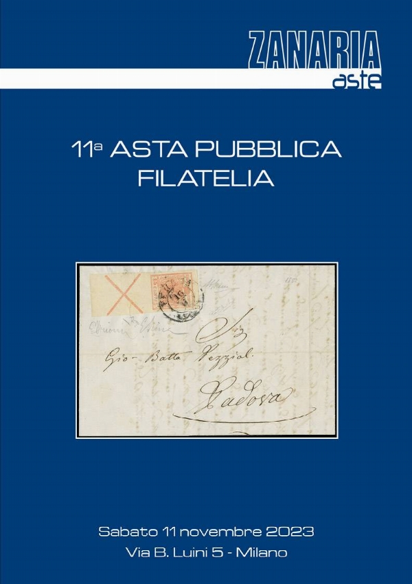 11a Asta Pubblica Filatelia - 11 novembre 2023 / Asta 11